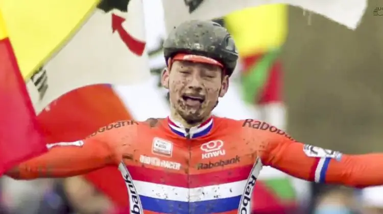 Mathie van der Poel wins 2015 Cyclocross World Championships in Tabor