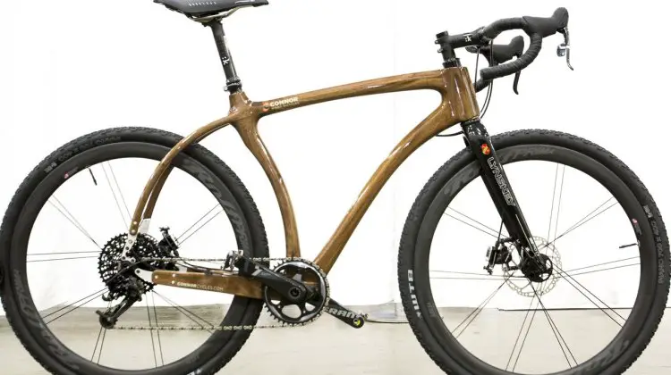 Connor Wood Cycles' cyclocross/gravel bike built for an arborist. © Cyclocross Magazine