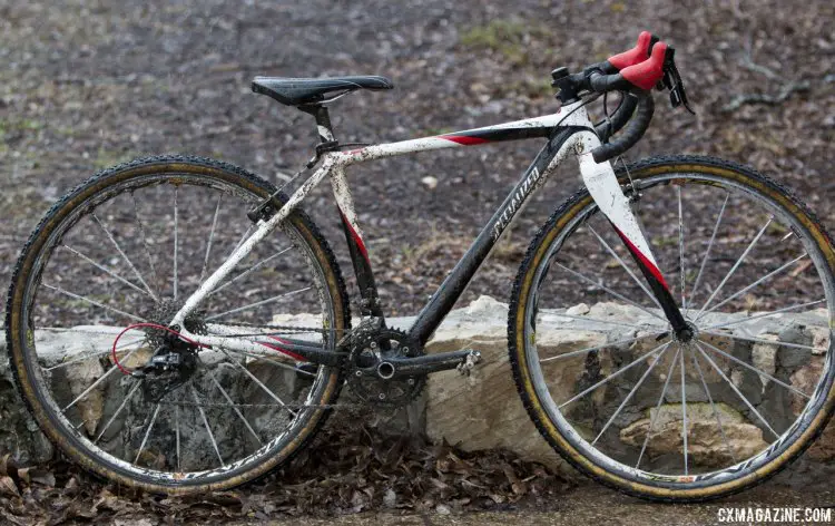 Who needs to spend a season dialing in a bike when you can just go to Nationals and win your category like Gunsalus? This is the bike she won the Juniors 11-12 group on. © Cyclocross Magazine