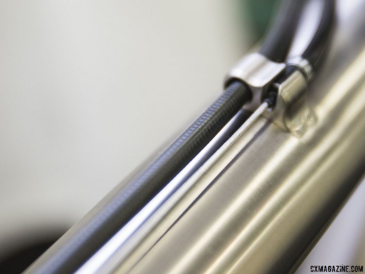 No. 22 Bike's Broken Arrow titanium cyclocross bike. NAHBS 2015. © Cyclocross Magazine