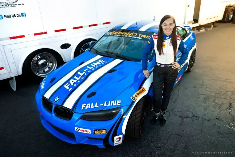 Freiberg alongside her racing machine last year, and transitioning to IHG Rewards Club Racing this year. © CKC Communications