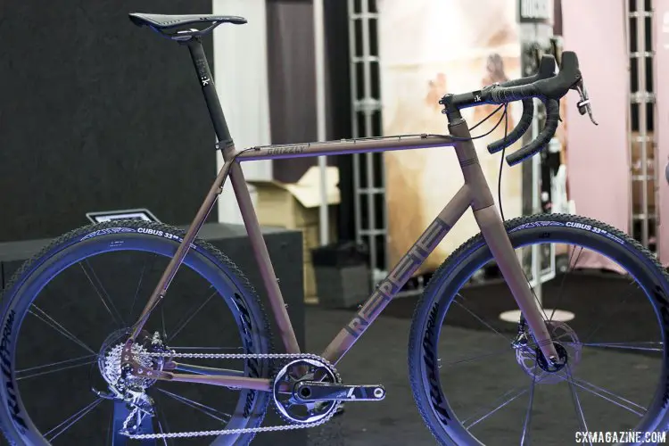 The REPETE Cyclocross Bike at NAHBS 2015. © Cyclocross Magazine.