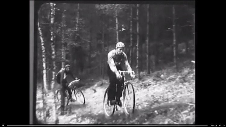 Old school cyclocross, from years ago in Czechoslovakia 