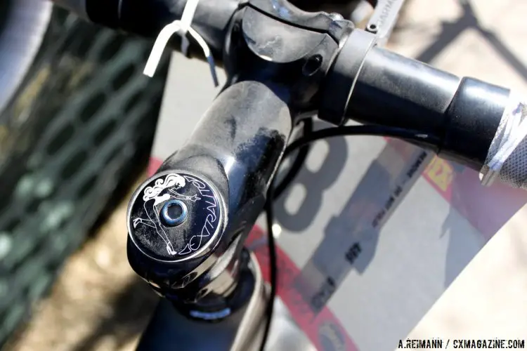 Woodring added a little flair to her Foundry Harrow. © Andrew Reimann/Cyclocross Magazine