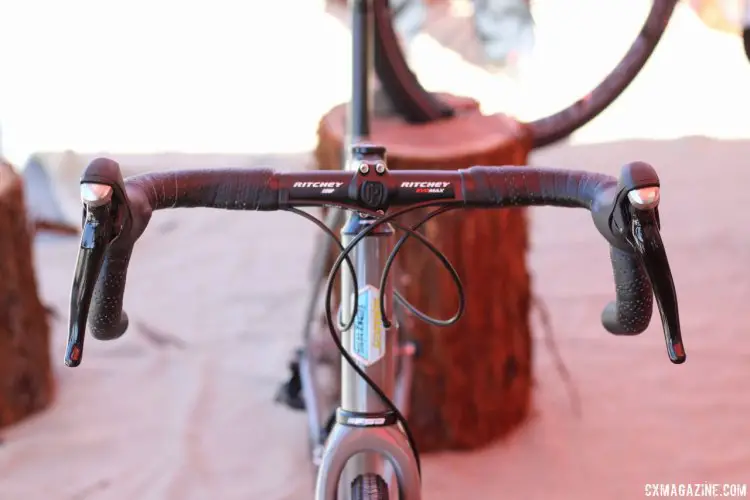 Ritchey has a new flared EVO Max handlebar, as seen on the new Jamis Renegade Exploit gravel bike. © Cyclocross Magazine