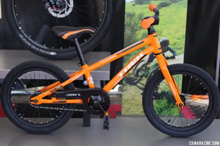 Of course, the sport of cyclocross isn’t complete without the Kid’s Races, and Trek is preparing the younger ones for race day with their Super Fly 16 for $309. © Cyclocross Magazine