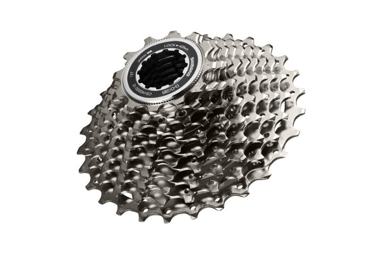 The new Shimano 10 speed cassettes come in 11-25T, 12-28T, 11-32T and 11-34T options. © Shimano
