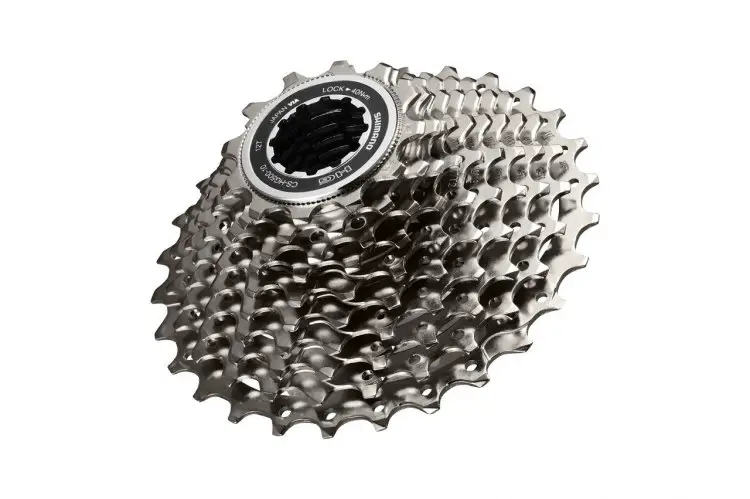 The new Shimano 10 speed cassettes come in 11-25T, 12-28T, 11-32T and 11-34T options. © Shimano