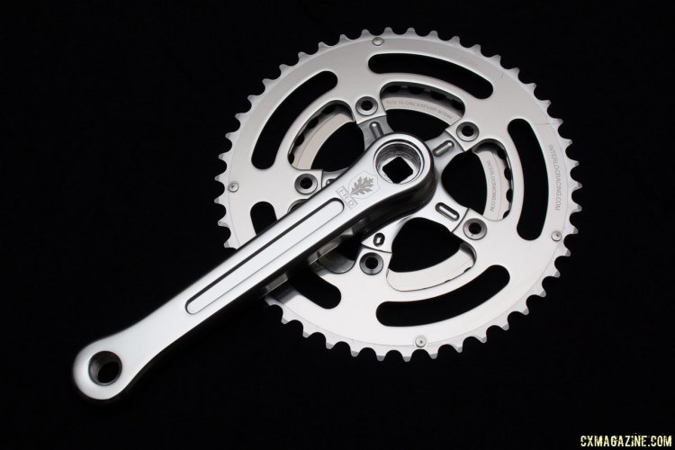 IRD's Defiant square taper crankset, shown with 46/30 chainrings. © Cyclocross Magazine