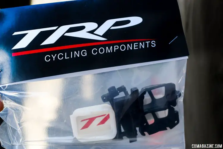 TRP now offers its Hylex Di2 Adaptor Kit for consumers. $49.99, and as ridden by Ben Berden this year. Sea Otter Classic 2015. © Cyclocross Magazine