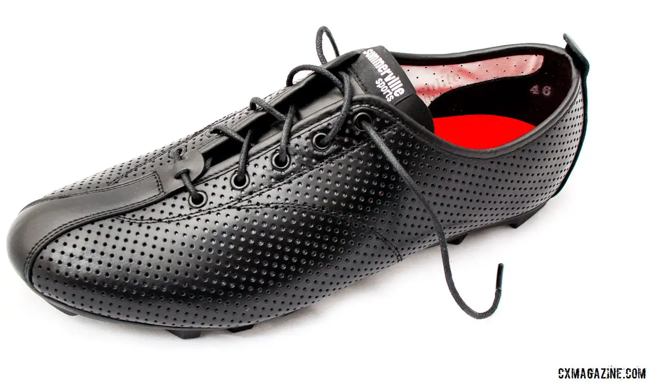 leather bicycle shoes