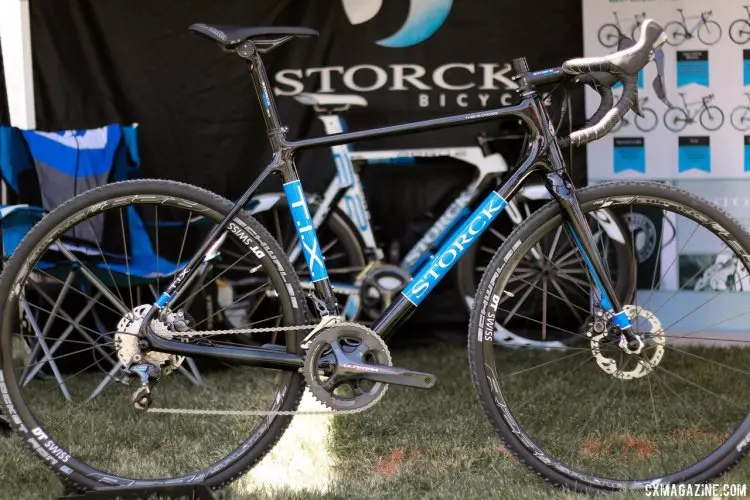 We first saw the Strock T.I.X at Outdoor Demo in 2014, but the complete bikes are shipping as seen. The company claims great vertical compliance. Stay tuned for a test. Sea Otter 2015. © Cyclocross Magazine