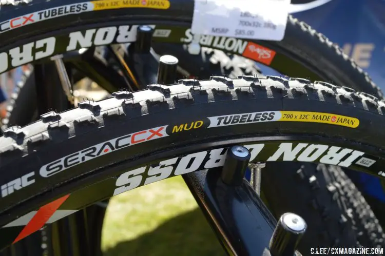 The SeracCX Mud is to compliment the original SeracCX tubeless tire, using the same 180 tpi casing and is said to require no sealant to mount.  © Cyclocross Magazine