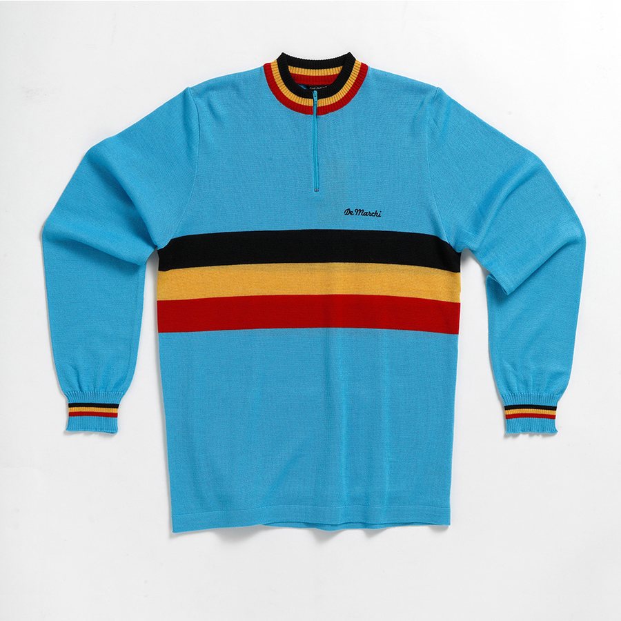 Zelfrespect vacuüm premier De Marchi Heritage Wool Cycling Jersey, Retro 1973 Cyclocross Belgian Team  Edition
