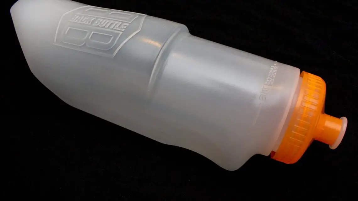The Back Bottle: A water bottle designed specifically for jersey pockets. © Cyclocross Magazine
