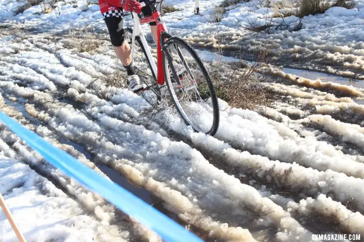Jim Brown has conquered the treacherous conditions of cyclocross , and we have no doubt he'll conquer this next battle as well. photo: Bend Nationals time trial. © Andrew Yee / Cyclocross Magazine