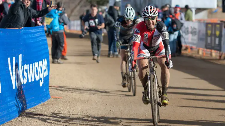 Jake Wells loses the title by mm to Russell Stevenson in the sprint. © Brian Nelson