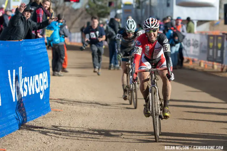 Jake Wells loses the title by mm to Russell Stevenson in the sprint. © Brian Nelson