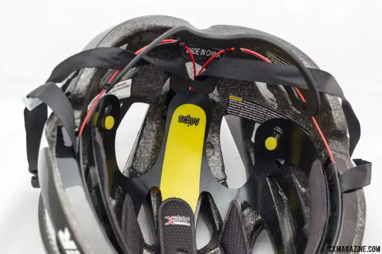 The Lazer Helium cycling helmet, now with MIPS, just one of the many changes the model has seen over the years. © Cyclocross Magazine