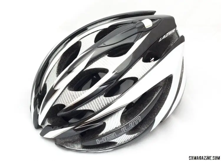 The Lazer Helium cycling helmet. © Cyclocross Magazine