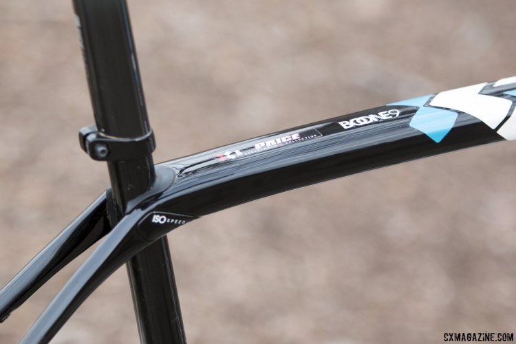 Trek’s IsoSpeed decoupler allows the seat tube to move independently from the top tube, making for a more compliant ride. © Cyclocross Magazine