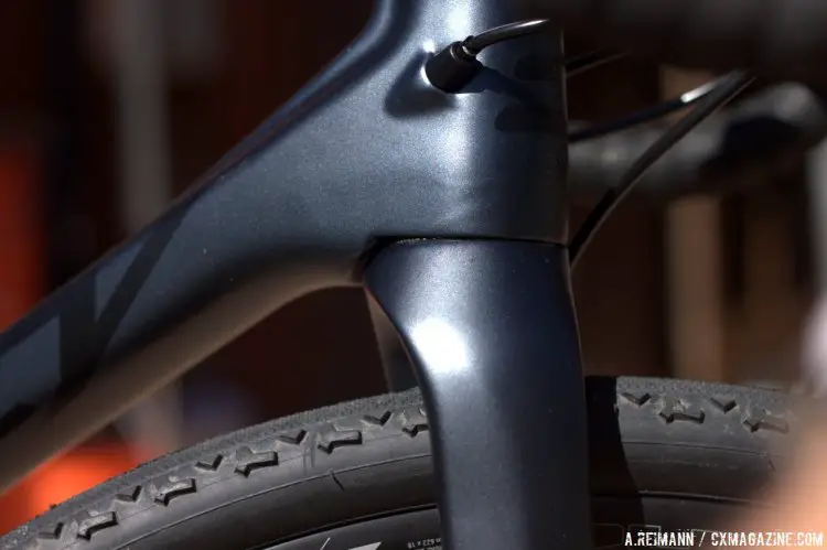 Ridley’s newest bike, the X-Trail, as spotted at Press Camp 2015. © A. Reimann / Cyclocross Magazine