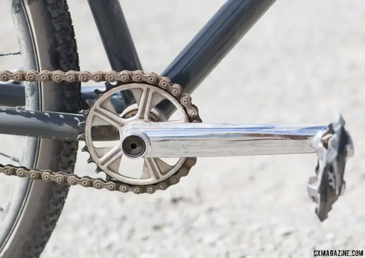 Singlespeed coaster brake-equipped gravel bike. © Cyclocross Magazine