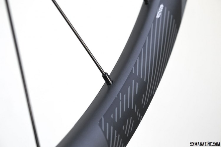 21mm wide (internal, 26mm external), 25mm deep. External nipples make it easy to true the FSA SL-K carbon 29er/cyclocross wheels. © Cyclocross Magazine