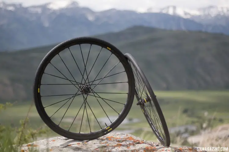 Mavic's new Ksyrium road line's newest offering that will be most exciting to our readers is the Pro Disc Allroad wheelset. © Cyclocross Magazine