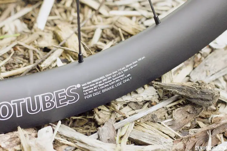 Stan’s NoTubes Neo Hubs and new carbon rims at Press Camp 2015. © A. Reimann / Cyclocross Magazine