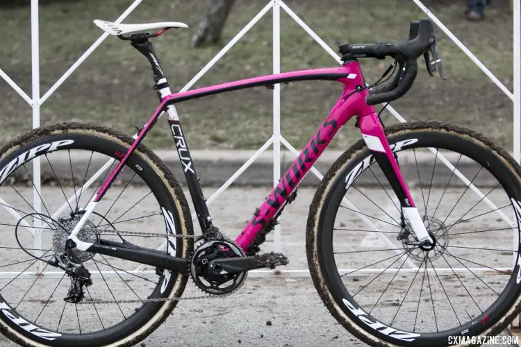 Logan Owen's 2015 National Championship Specialized Crux cyclocross bike. © Cyclocross Magazine