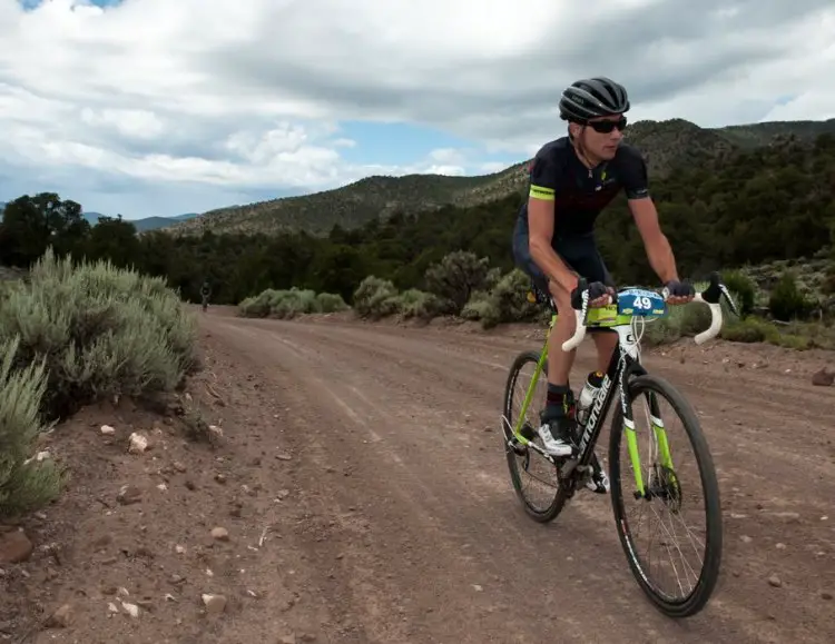 Robbie Squire (Hincapie Racing) distancing Jamey Driscoll (Raleigh-Clément) on the Col d’Crush. Photo: Christopher See