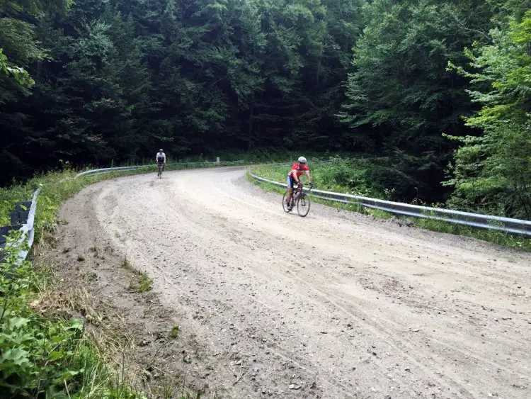 With sweeping turns alongside a trickling brook, there were far worst places to relax after suffering a flat. © Andrew Reimann