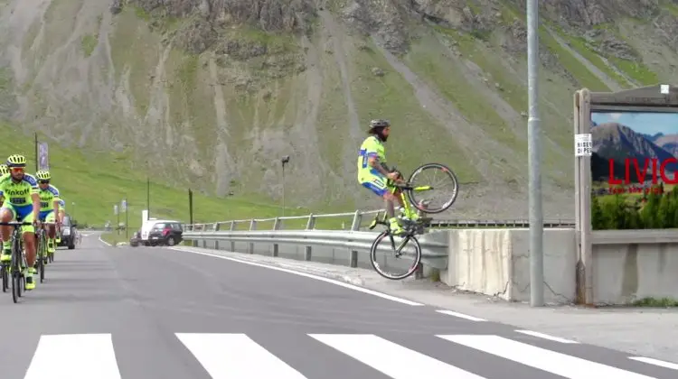 Vittorio Brumotti gives Tinkoff Saxo more to celebrate this July with his riding in Livigno
