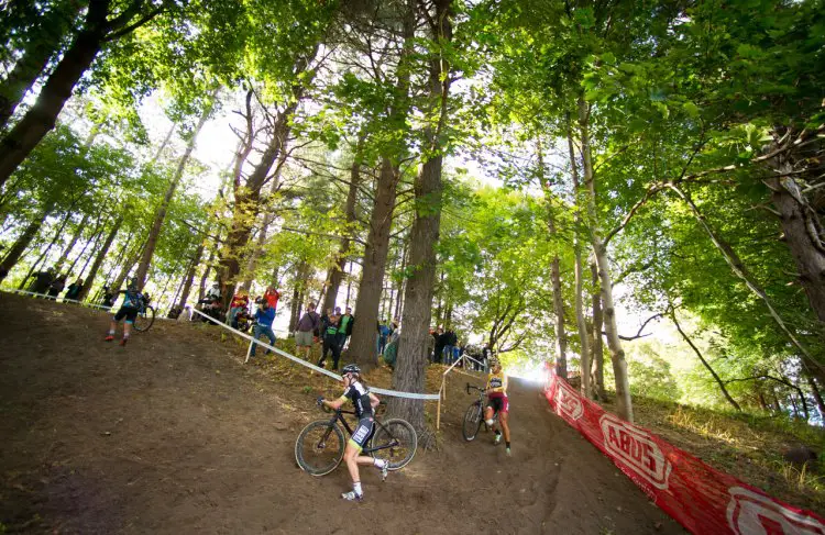 Race and spectate among the big trees Ellison Park Cyclocross as a VIP with our latest contest. photo: courtesy