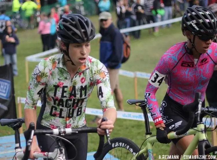 The Cyclocross Magazine Racing Team with rider Kathryn Cumming. © Andrew Reimann / Cyclocross Magazine