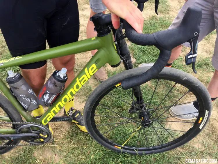 Tim Johnson’s Cannondale Slate at the JAM Fund Grand Fundo. © Andrew Reimann
