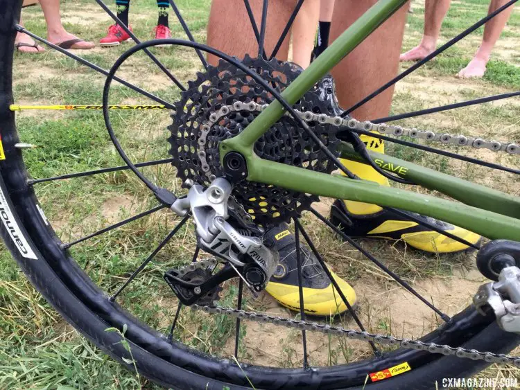 Tim Johnson’s Cannondale Slate at the JAM Fund Grand Fundo. © Andrew Reimann