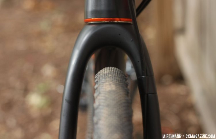 ENVE's latest fork, the Cross Fork Disc. © Andrew Reimann / Cyclocross Magazine