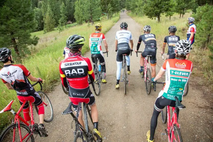 Cyclocross sessions incorporate daily start practice. Hitting the pedal the first time, every time. © Tom Robertson.