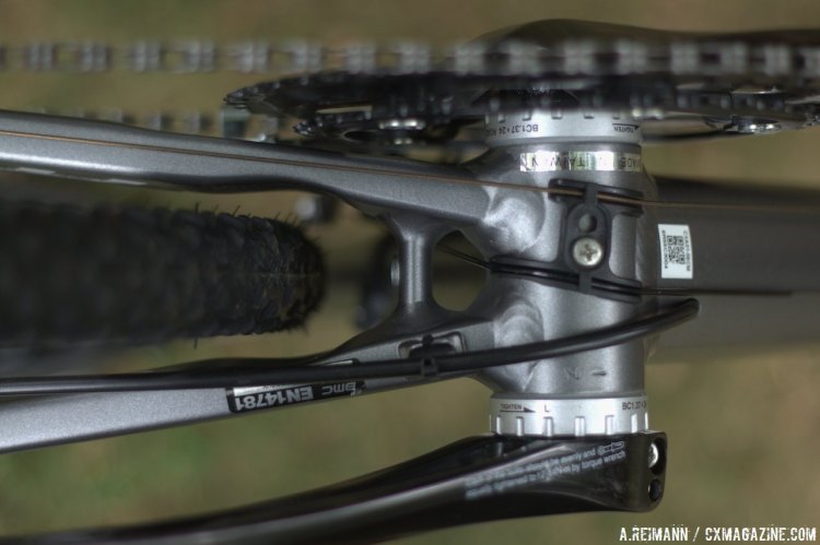 BMC’s 2016 aluminum cyclocross bike, the CrossMachine CXA01. © Andrew Reimann / Cyclocross Magazine