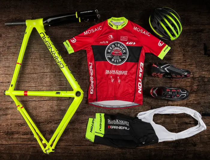 Just some of the goodies that the new Canadian team will be racing with.
