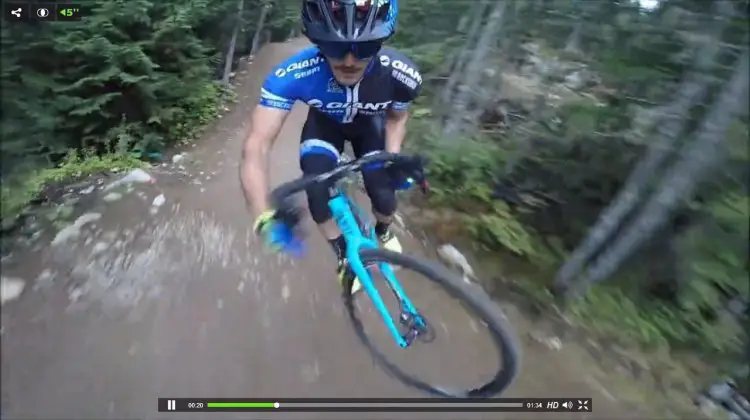 Video: Yoann Barelli descends Whistler's A-Line Trail on a cyclocross bike.