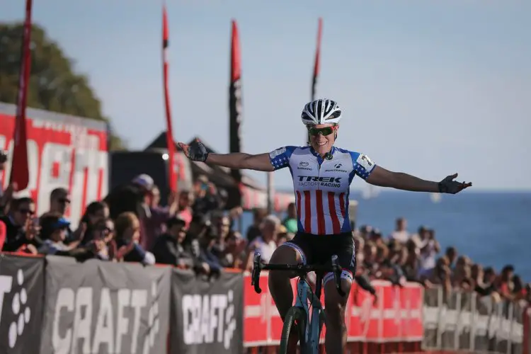 Compton wins day two of the Gran Prix of Gloucester. Photo by Meg McMahon