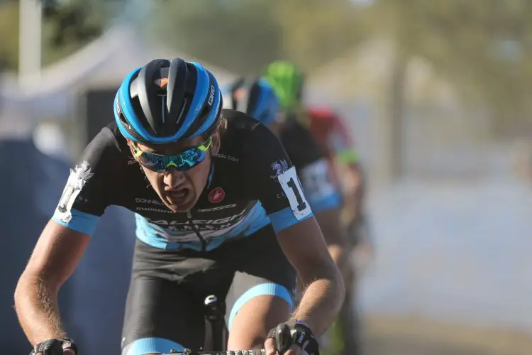 File photo: Jamey Driscoll, shown here at GP of Gloucester, wins day one of CXLA. Photo by Meg McMahon