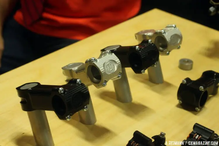 The bigger news for Paul Components was the unveiling of bike stems, which come in three different lengths but will only accommodate mountain bike handlebars. © Andrew Reimann / Cyclocross Magazine