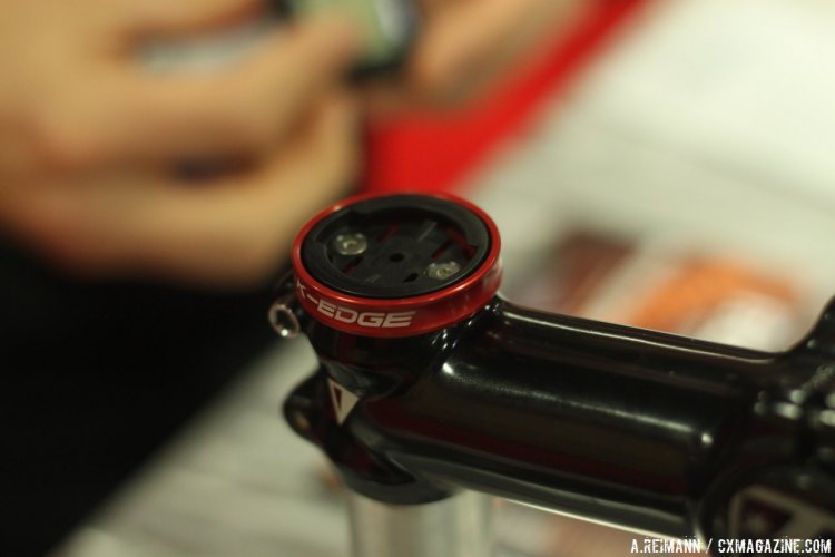 At 18g, K-Edge’s gravity cap is one of the lightest offerings for computer mounts, and even that number is deceptive as a rider will be also shedding the weight of their stock cap. © Andrew Reimann / Cyclocross Magazine