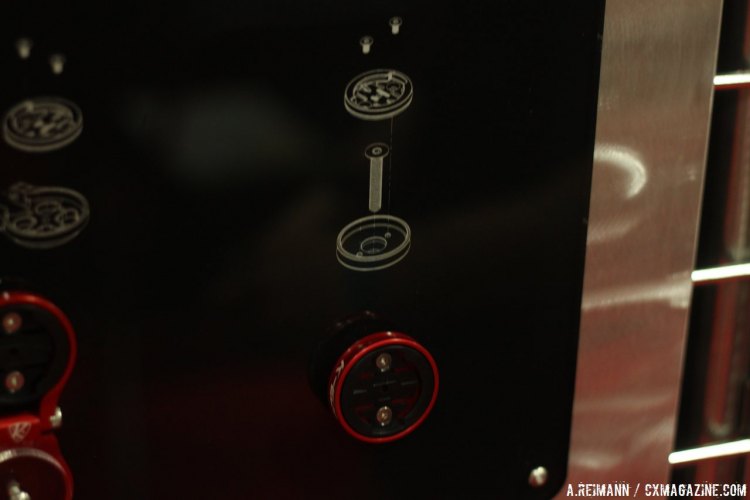 K-Edge’s gravity cap will be priced at $24.99. The company emphasized that the cap should only be used with star nuts and not compression bolts, which is bad news for carbon steerer tube owners. © Andrew Reimann / Cyclocross Magazine