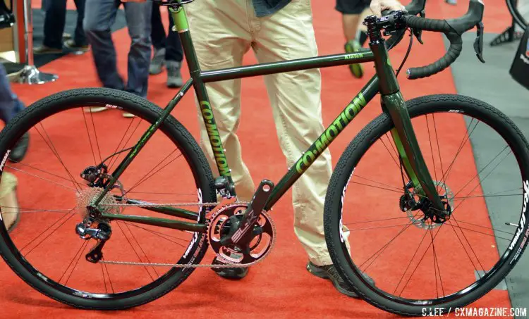 Co-Motion Klatch CS3 Gravel Bike at Interbike 2015. © Clifford Lee / Cyclocross Magazine