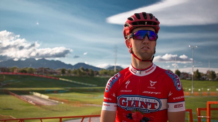 Tobin Ortenblad contemplates his first Elite World Cup, and the first-ever American World Cup. © Cyclocross Magazine